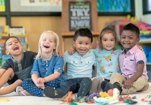 A happy group of kids at pre-k in Peoria IL